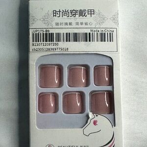 Pink False Nails Set